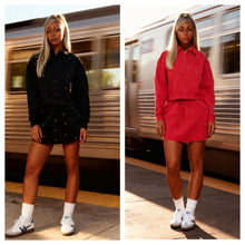 Over Embellished Skirt Set